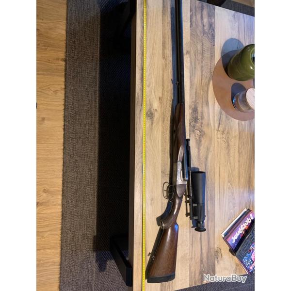 Fusil Calibre 10 de marque Eibar avec lunette gabion de marque RTI 9/63