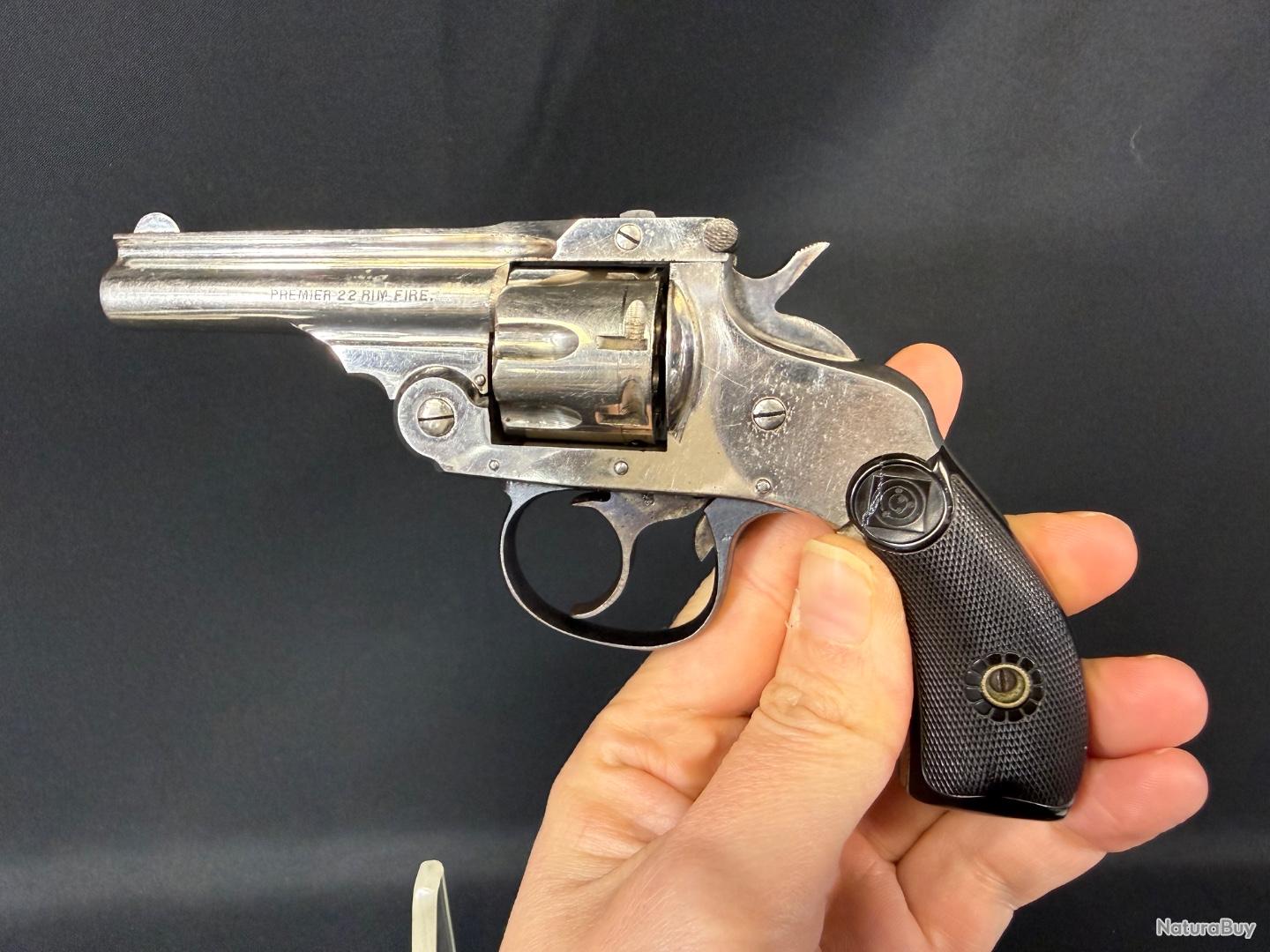 Annonce Publicitaire Originale De 1939 – Harrington & Richardson H&R Premier Expert – Revolver Sans Marteau