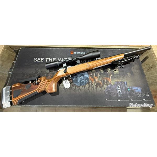 CZ 457 AT ONE 22LR + 4-16X44 + BIPIED