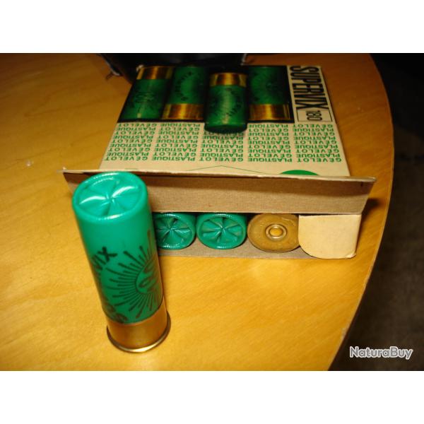 Ancienne boite de 10 cartouches GEVELOT   SUPERVIX 180  cal. 12 /69 mm et en excellent �tat.