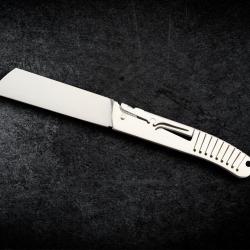 S&eacute;rie Limit&eacute;e: manche Nickel&eacute; (Cutter ou James) Cutter lame D2