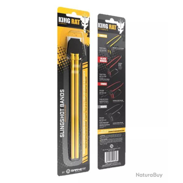 �lastique King Rat pour Lance-Pierres Jaune