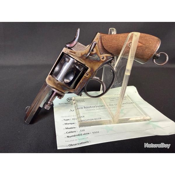 SUPERBE  revolver BELGE cal. 320