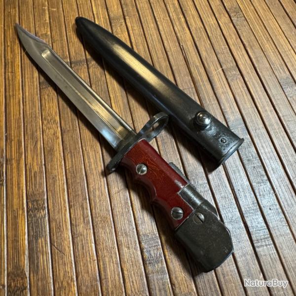 SUPERBE POIGNARD BA�ONNETTE ANGLAISE N-7 MK1 POUR PM STEN MK5 LA PLUS RARE 20 000 ex