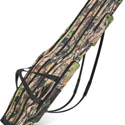 Housse de Transport Canne &agrave; P&ecirc;che 150cm Plusieurs Poches Pliante Grande Capacit&eacute; Imperm&eacute;able Oxford