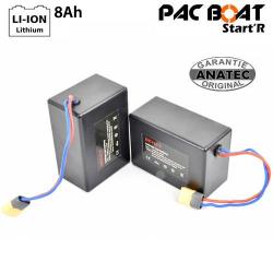 Batterie Lithium Anatec pour Bateau Amorceur Pac Boat 7.4V 8Ah (par 2)