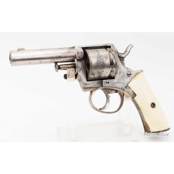 REVOLVER DE TYPE BULLDOG RIC CALIBRE 380 SIMPLE ET DOUBLE ACTION - BELGIQUE XIX� XIX eme Belgique Ca