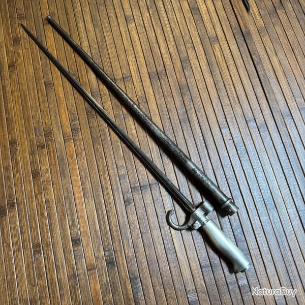 BELLE BA�ONETTE LEBEL 1866 ROSALIE WW1 14/18.1 er type soie courte