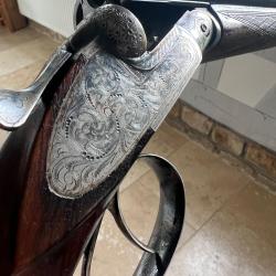 Fusil juxtapos&eacute; ancien calibre 16 - Fabrication st&eacute;phanoise - Type Robust