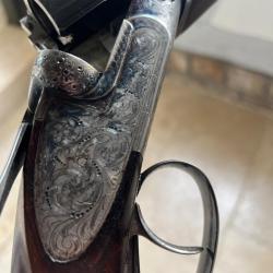 Fusil juxtapos&eacute; ancien calibre 16 - Fabrication st&eacute;phanoise - Type Robust