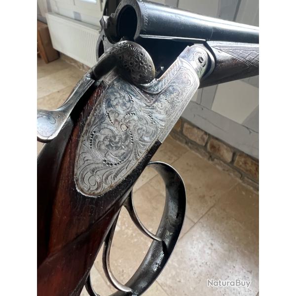 Fusil juxtapos� ancien calibre 16 - Fabrication st�phanoise - Type Robust