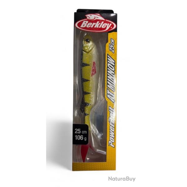 Leurre Souple Berkley Powerbait AT Minnow 25cm Perch SMU EXCLUSIF