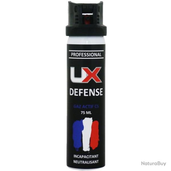 Bombe UX gaz cs capot clapet - 75 ml