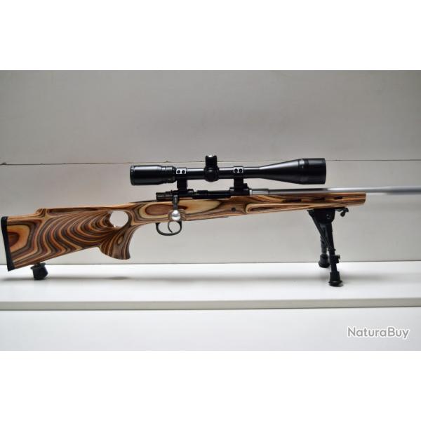 Carabine � verrou monocoup FN HERSTAL type 98 K Custom BOYDS - Cal. 22 LR + Bipied et lunette