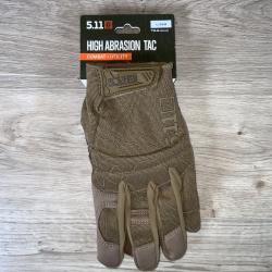 GANTS 5.11 HIGH ABRASION TAC GLOVE COULEUR KANGAROO TAILLE- L