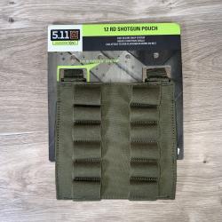 12 Round Shotgun Pouch - 5.11 OD GREEN