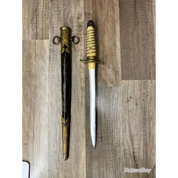 WW2 DAGUE D'OFFICIER DE LA MARINE IMPERIALE JAPONAISE - JAPON Seconde Guerre mondiale