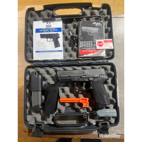 SIG SAUER SP2022 + ACCESSOIRES - REF 16731