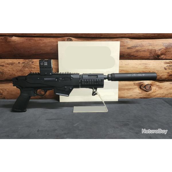 RUGER PC CHARGER PISTOLET cal.9�19 PACK REDUCTEUR DE SON B&T ET AIMPOINT ACRO P2 occasion