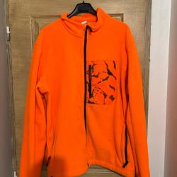 Veste polaire orange