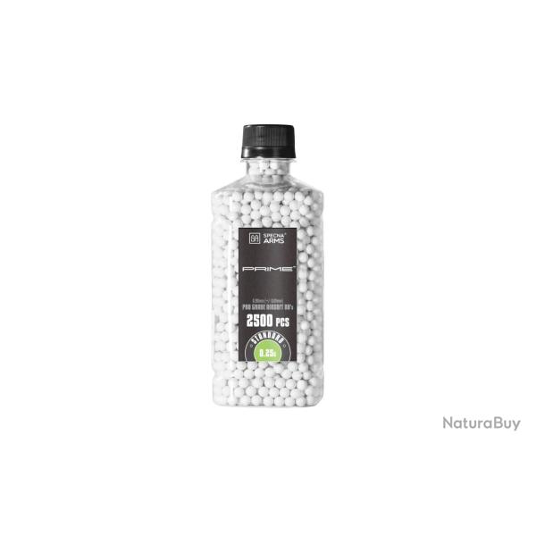 Bouteille SPECNA ARMS - 2500 Billes Airsoft 0.25g PRIME 6mm BB