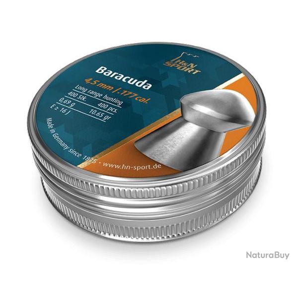 Plombs 4,5 mm H&N BARACUDA X400