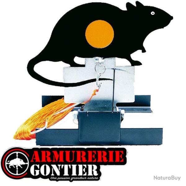 Cible M�tallique Gamo Rat - Cible Basculante avec Remise � Distance