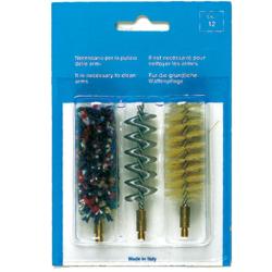 Set de trois brosses pour armes &agrave; Canon lisse cal 12 12