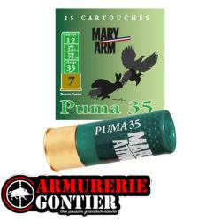 Cartouches MARY ARM Puma 35 Calibre 12 70 35grs Bourre grasse