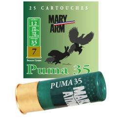 Cartouches MARY ARM Puma 35 Calibre 12/70 35grs Bourre grasse 7