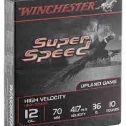 Cartouches WINCHESTER Super Speed Calibre 12 Bourre jupe 36grs 6