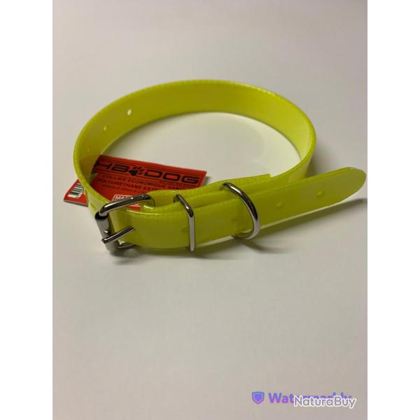 Collier HELEN BAUD DOG ECO POLYURETHANE 450mmx20mm Jaune Non