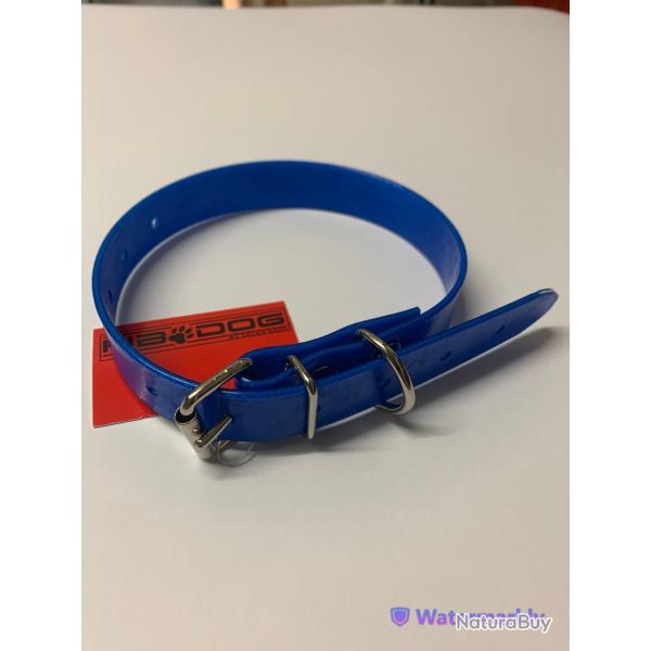 Collier HELEN BAUD DOG ECO POLYURETHANE 450mmx20mm Bleu Non