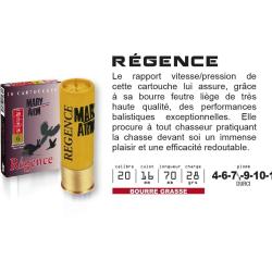 Cartouches MARY ARM REGENCE Calibre 20 70 28grs bourre grasse