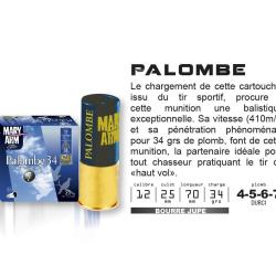 Cartouches MARY ARM PALOMBE 12/25/70 bourre &agrave; jupe 34g 5