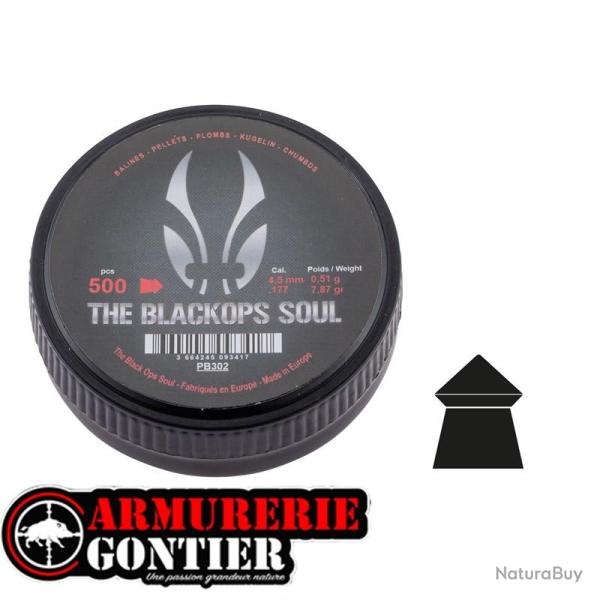 plombs BO � t�te pointue cal. 4,5 mm 0.51g X500