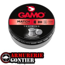 Plombs GAMO MATCH CLASSIC 4.5MM 0.49G X500