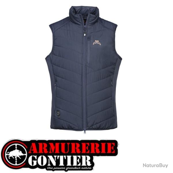 PROHUNT GILET CHAUFFANT HYBRID BLEU XXL