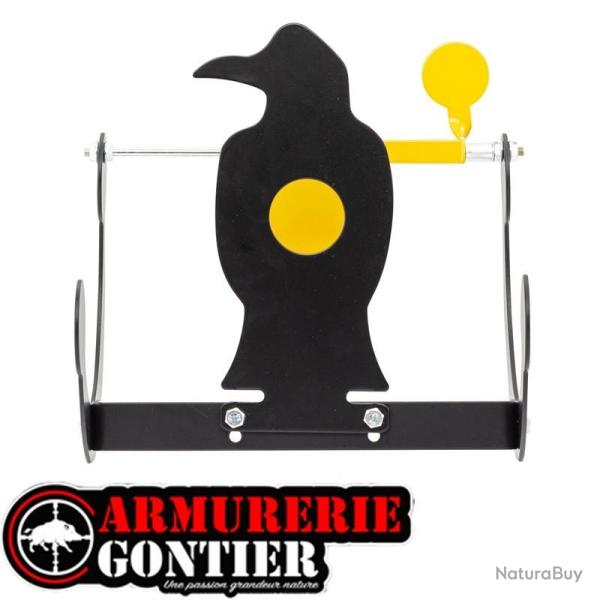 Cible mobile sur pivot corbeau Cal 4.5 mm