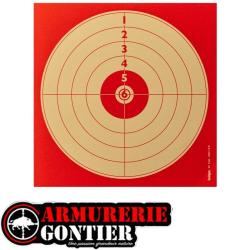 Cibles KERMESSE ROUGE 14X14 X100