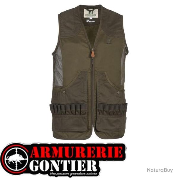 PERCUSSION GILET CHASSE SAVANE