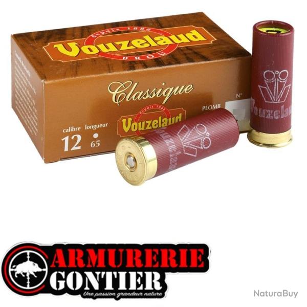 Cartouches VOUZELAUD Classique Petit Culot 12/65 32 g bourre jupe 8