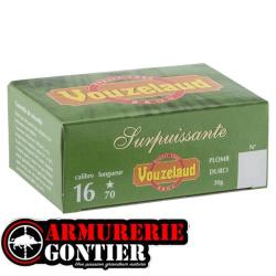 Cartouches VOUZELAUD Surpuissante 16/70 30 g bourre jupe 1