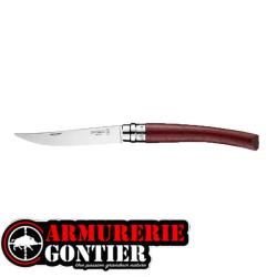 Couteau OPINEL lame effil&eacute; manche Padouk 8 cm