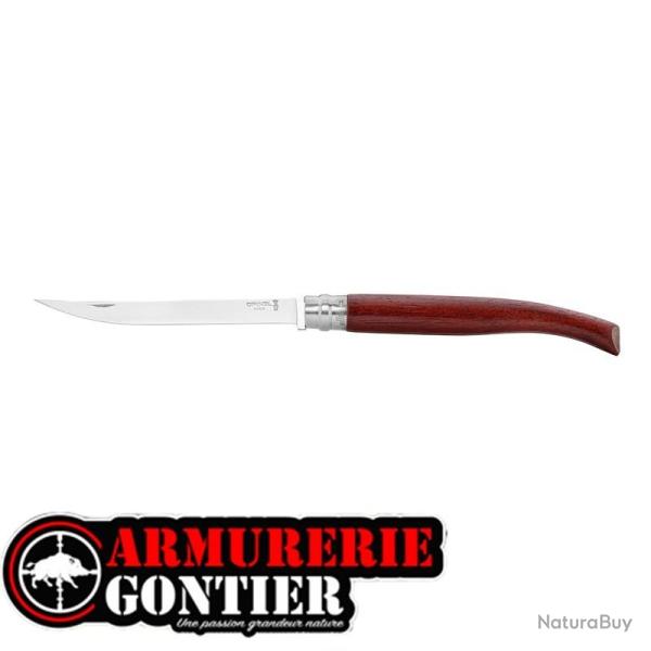 Couteau OPINEL lame effil� manche Padouk 15 cm