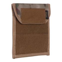 Pochette plate velcro porte documents syst&egrave;me Molle (Couleur Camouflage ICC FG)