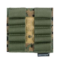 Pochette militaire velcro uni - pour 5 batons lumineux (Couleur Camouflage Digital)