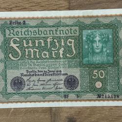 BILLET ALLEMAND 50 MARKS - 1919 -