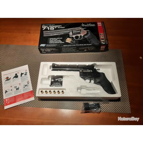 ASG Revolver Dan Wesson 715 6" NBB