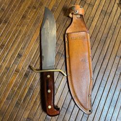 GRAND COUTEAU BOWIE WESTERN CUTLERY U.S.A w49 de 1979